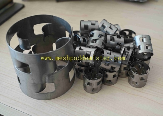 304 Pall Ring Metal التعبئة العشوائية 76 × 76 × 1 مم تصنيع مخصص
