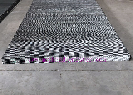 0.15mm لوحة معدنية 125Y التعبئة  الهيكلية في معالجة الغاز الذيل